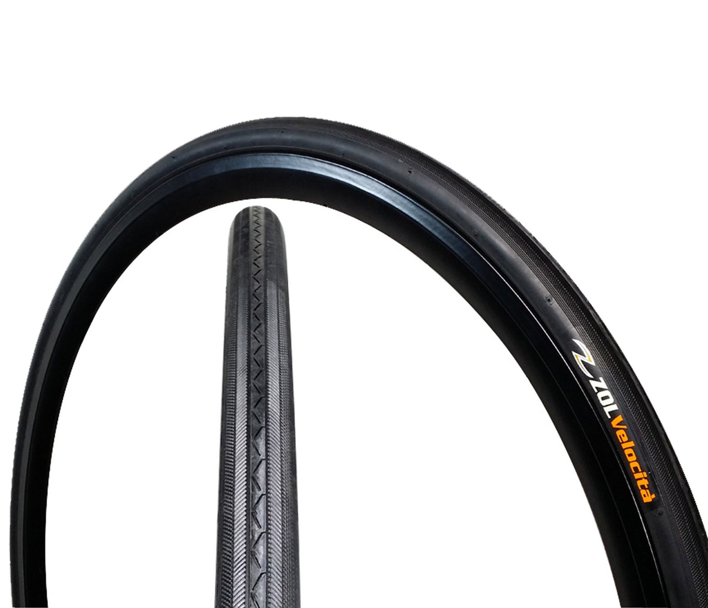 Zol Bundle 2 Pack Z1076 Road Tires and Tube 700x23C, Presta/French
