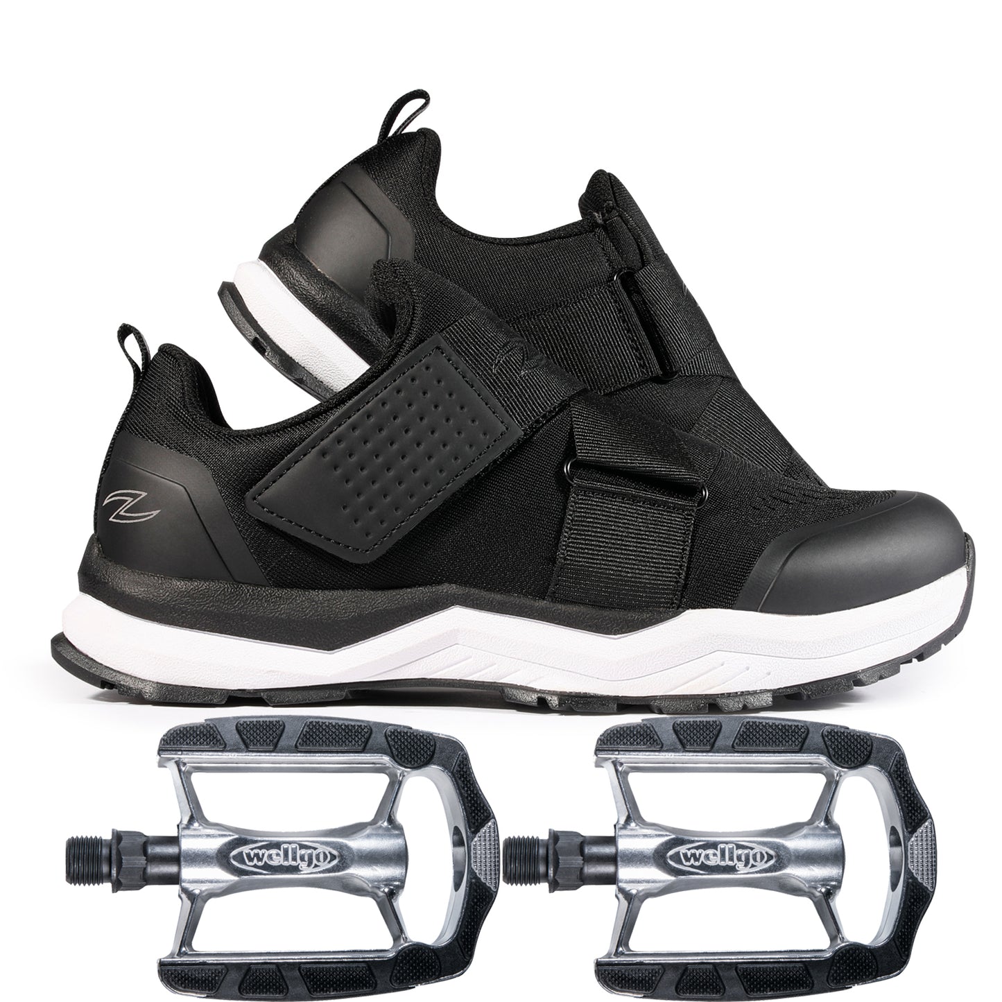Zol Salon Indoor Cycling Shoe is Clipless with Platform Pedals