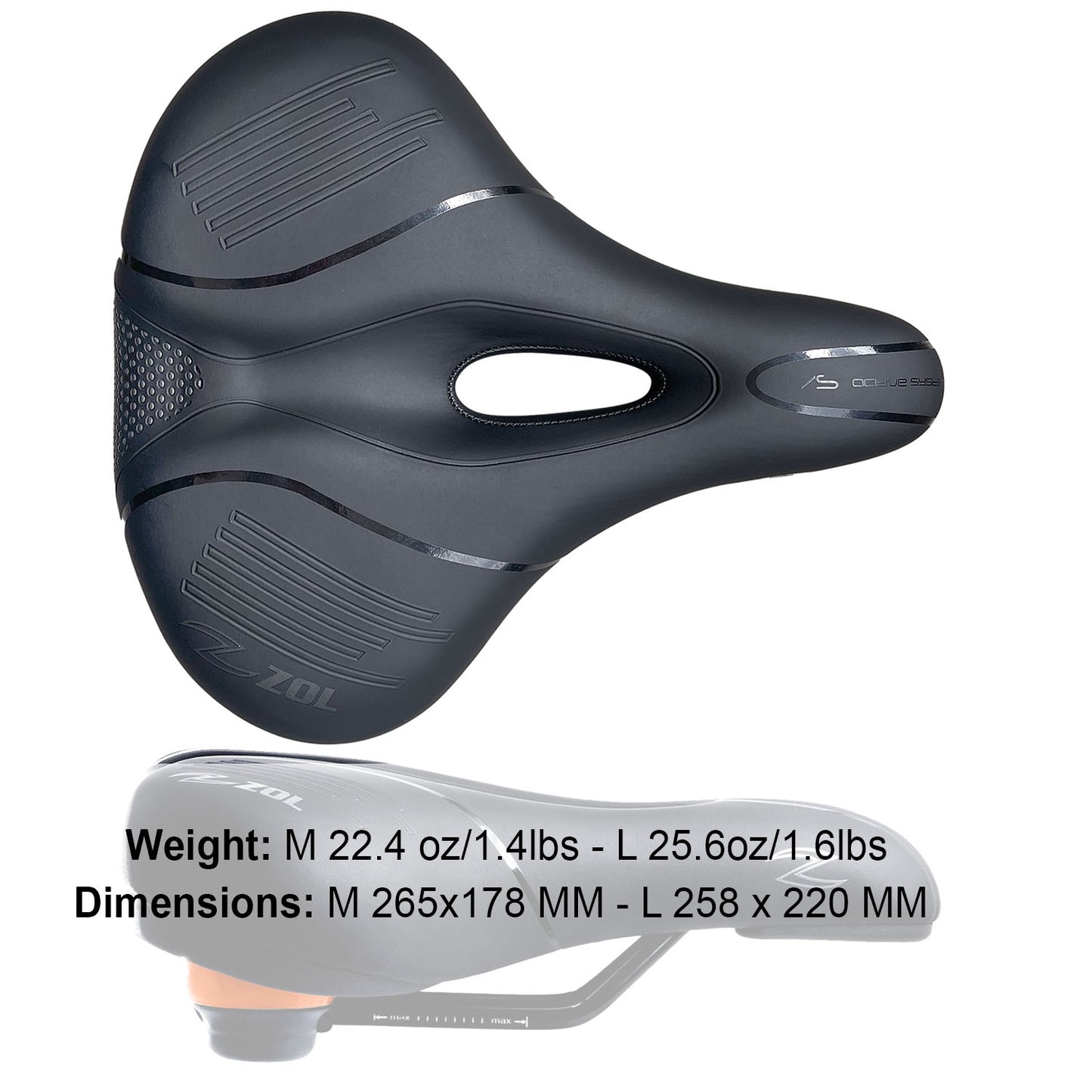 Zol City Bike Saddle Prostatic