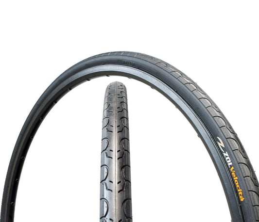 Zol Velocita Road Wire Bike Bicycle Tire 700x28c G5013 Black - Zol Cycling