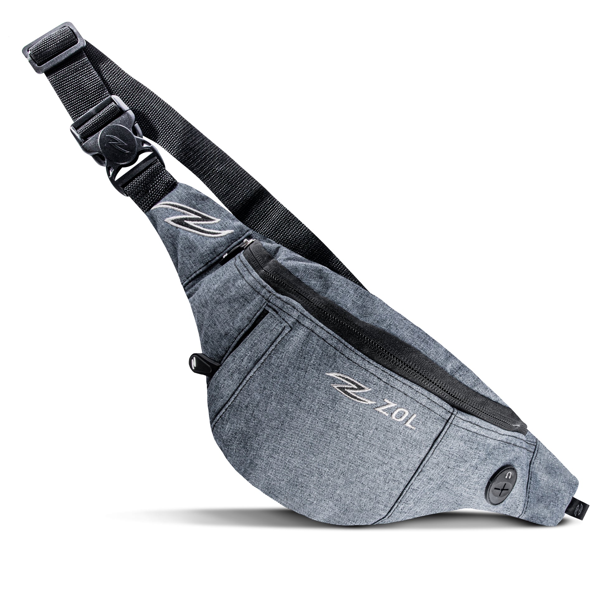Zol Original Sport and Travel Fashion Fanny Pack Men Women Waist Bag 3 Pockets - Zol Cycling