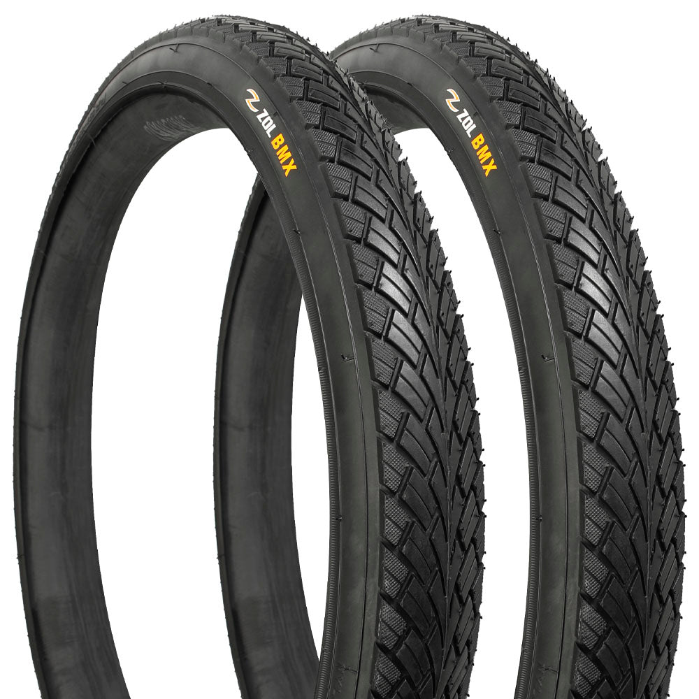 Zol BMX Wire Bike Bicycle Tire 20x1.75C G5001 Black - Zol Cycling