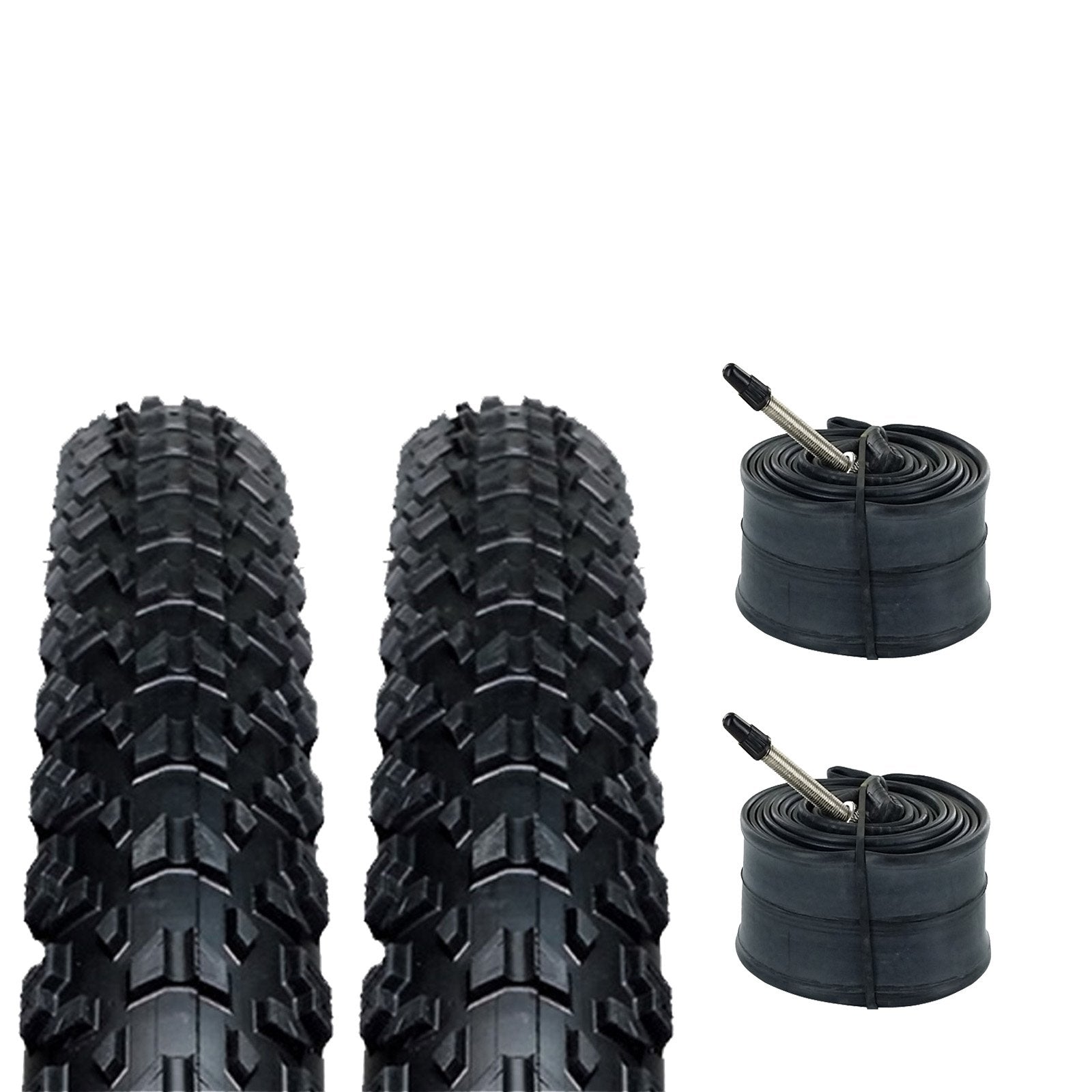 Zol Bundle Pack Z1255 MTB Tires and Tube Presta