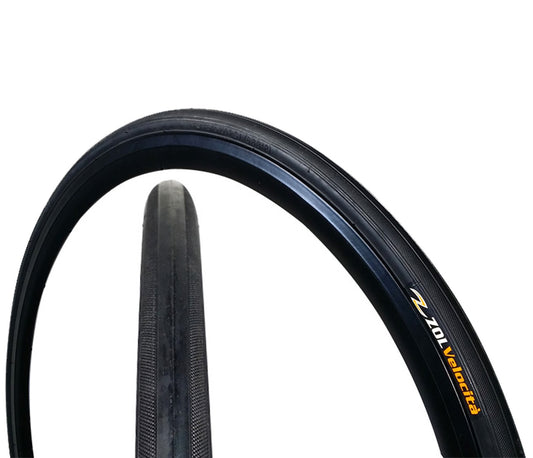 Zol Velocita Road Wire Bike Bicycle Tire 700x23C Z1233 Black - Zol Cycling