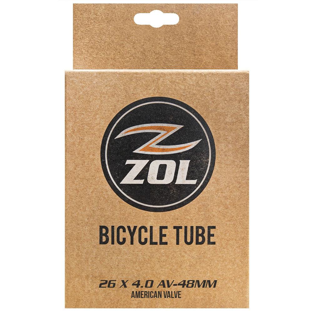 Zol Multipack Fat Tire Bike Bicycle Inner Tube 26"x4.0 Schrader Valve 48mm - Zol Cycling 1