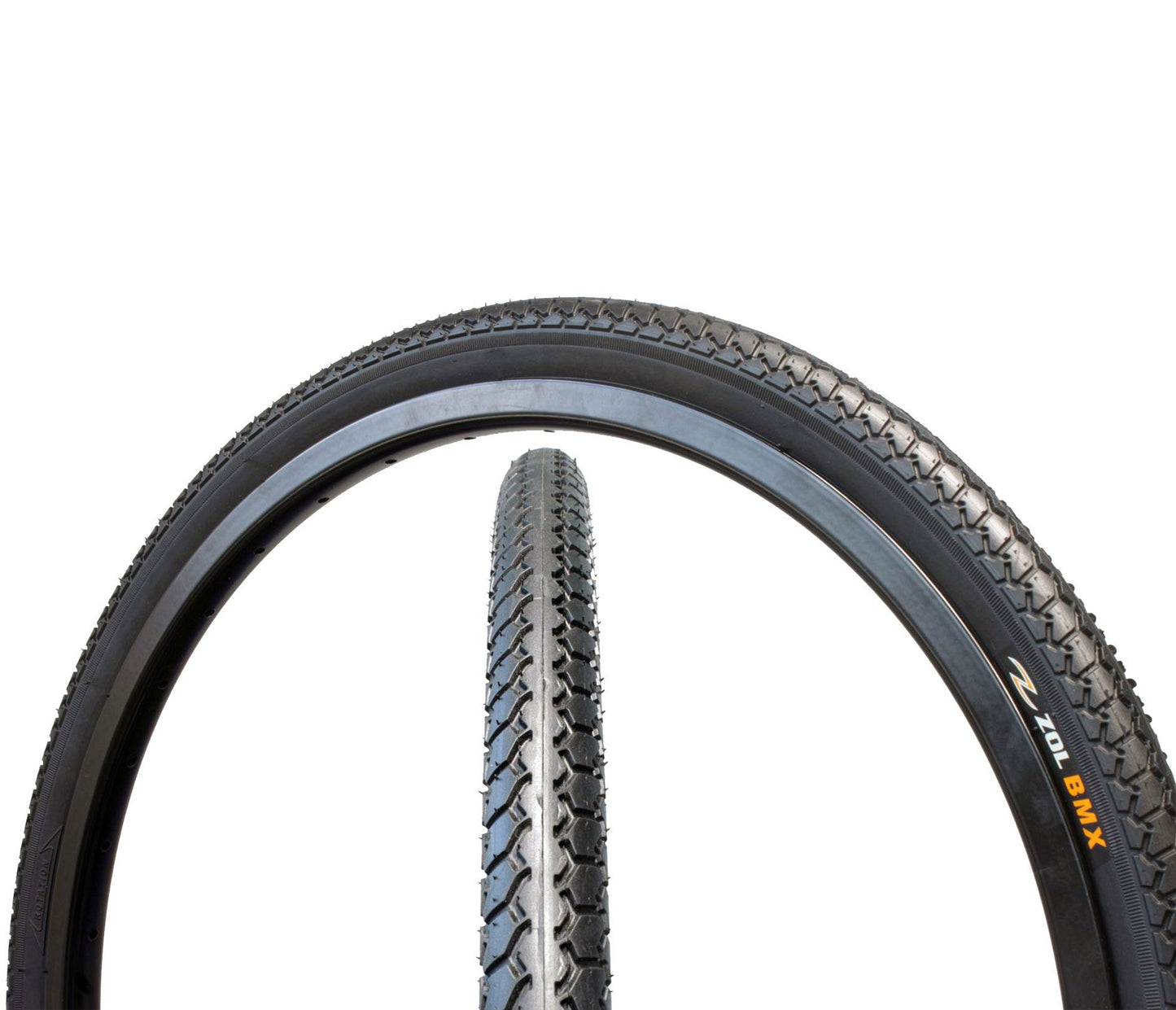 Zol Velocita Bmx Wire Bike Bicycle Tire 20x1 3/8c G5012 Black - Zol Cycling