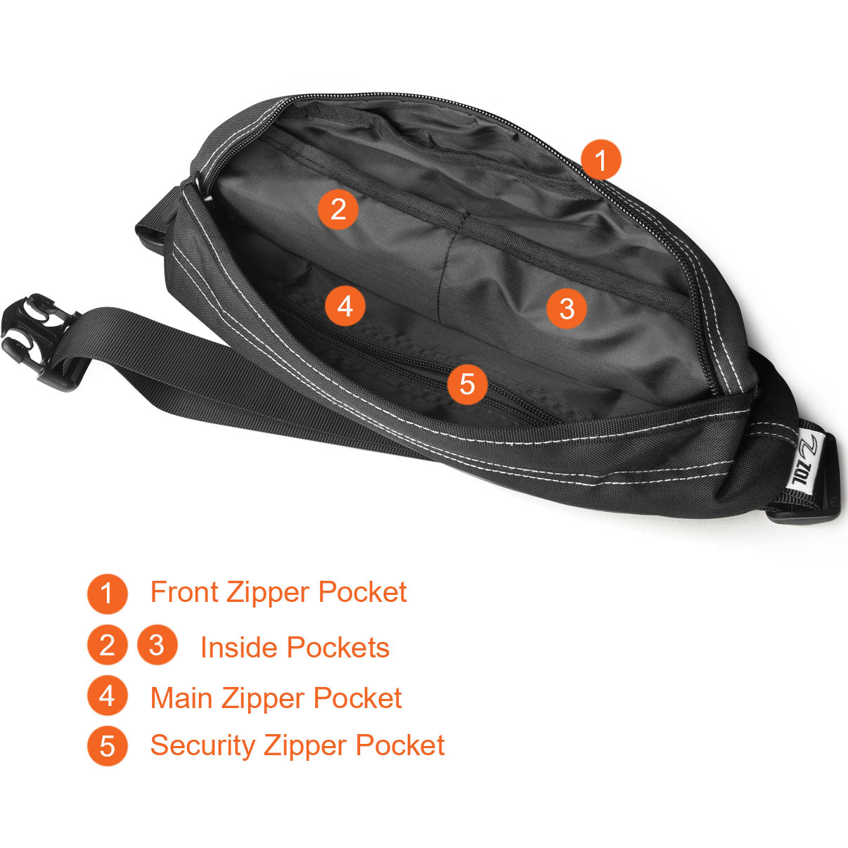 Zol Tactical Waist Bag - Zol Cycling