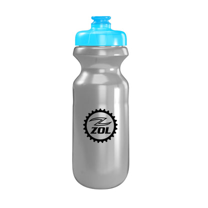 Zol Grey Bike Water Bottles