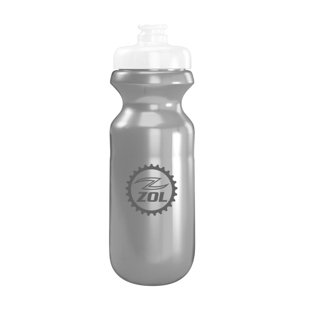 Zol Grey Bike Water Bottles