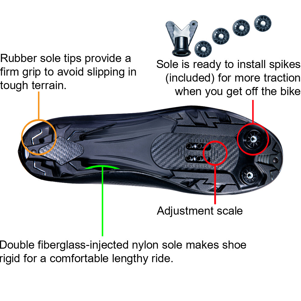 Zol Raptor  and Indoor Cycling Shoes with Spd Cleats