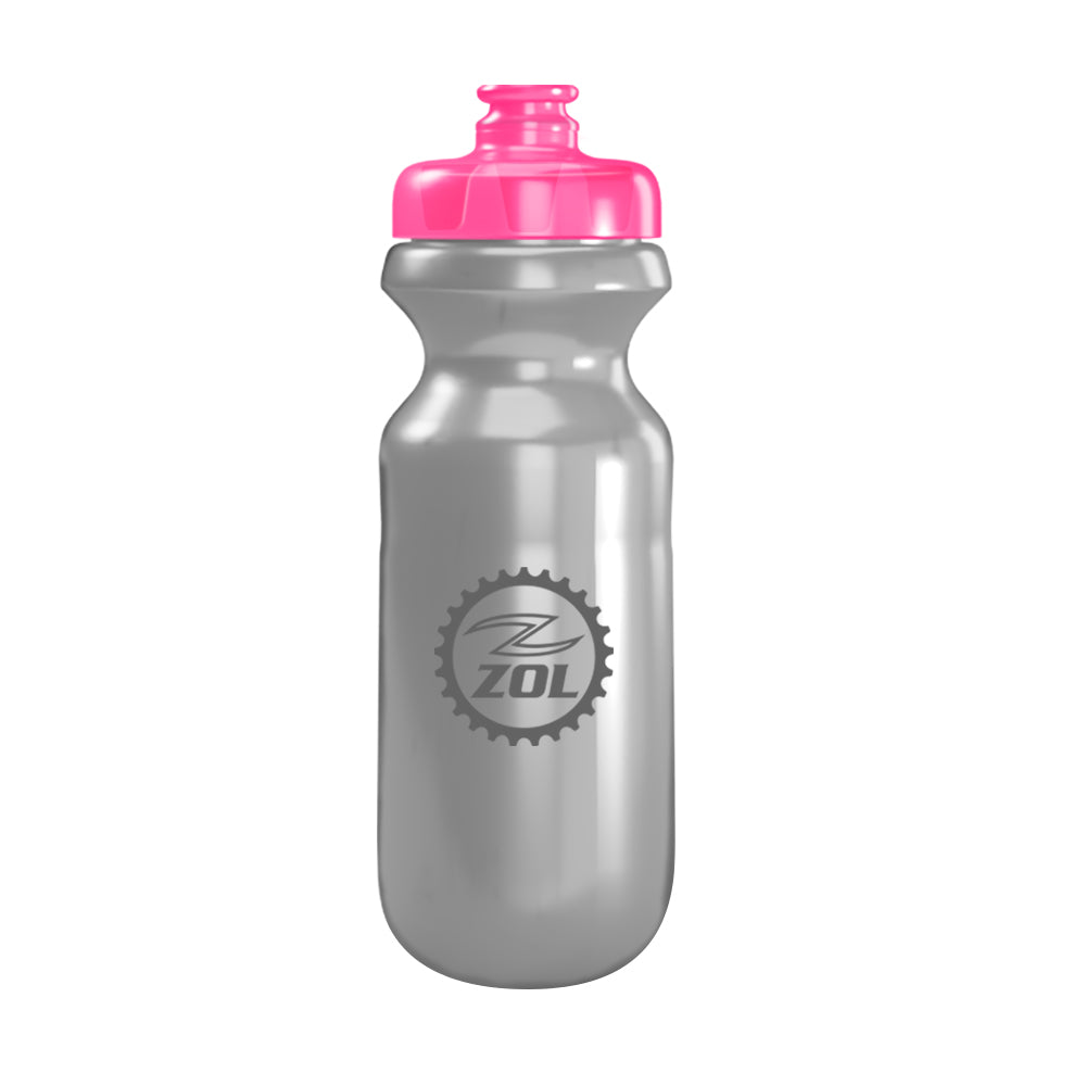 Zol Grey Bike Water Bottles