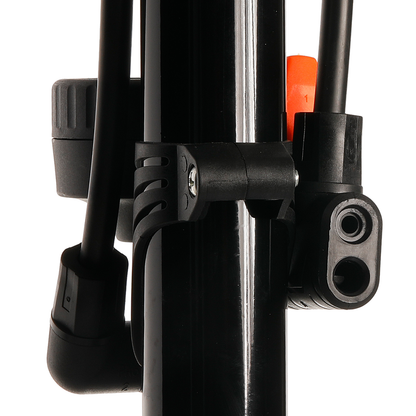 ZOL High Pressure Bicycle Bike Floor Pump Up to 120PSI/11BAR with Gauge and Smart Head