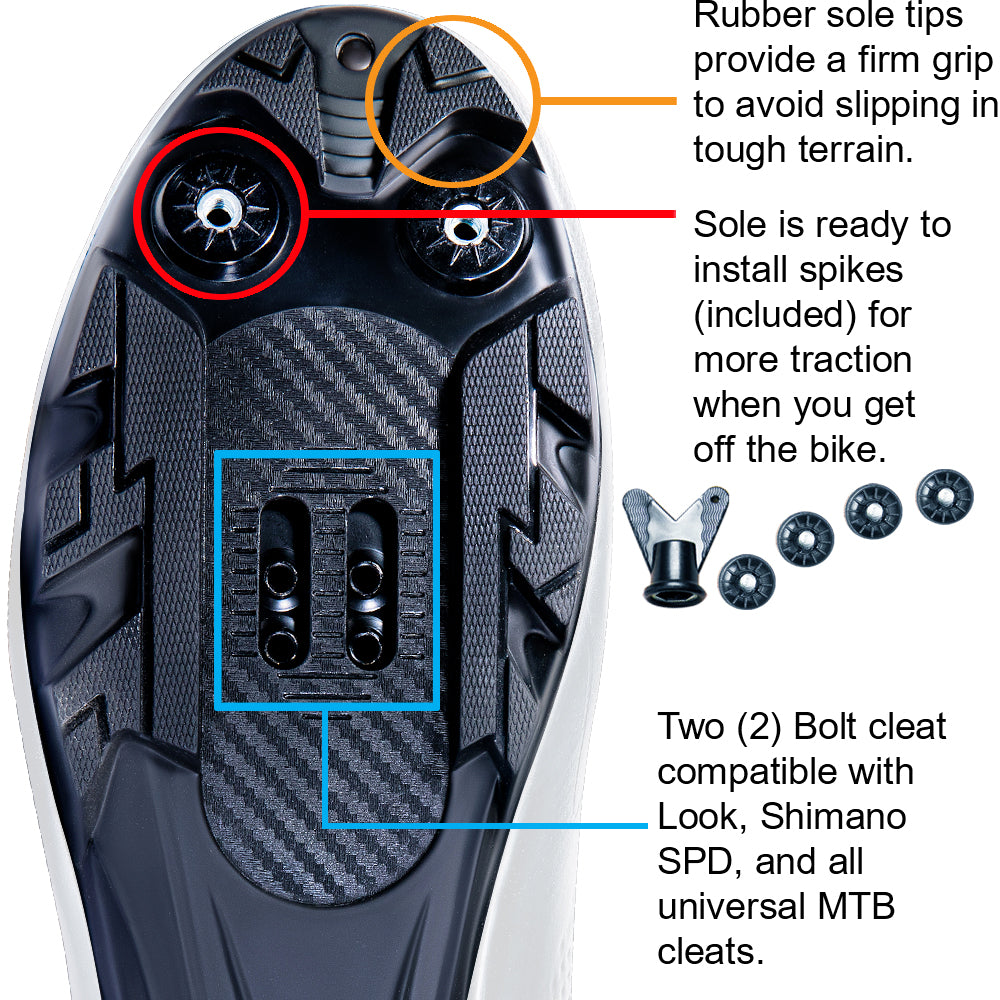 Zol Raptor Mtb and Indoor Cycling Shoe