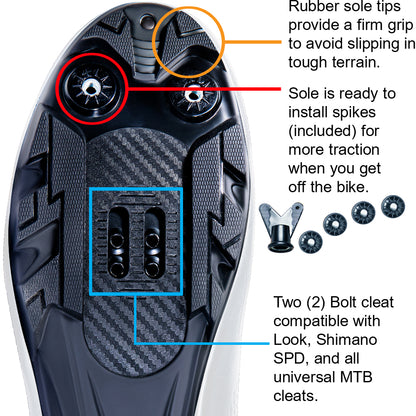 Zol Raptor Mtb and Indoor Cycling Shoe