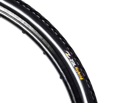 Zol Bundle 2 Pack Velocita Road Reflective Tire and Tube 700X38c Presta/French Valve
