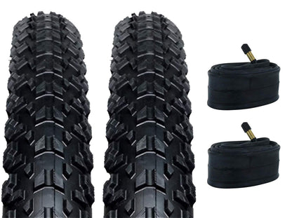 Zol Bundle Pack Z2018 MTB Tires and Tube 26x2.25", Schrader/American 48 MM Valve