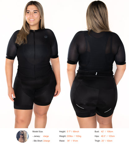 Zol Cycling Peach Breathable Race Fit Jersey (Women)