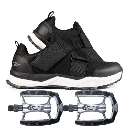 Zol Salon Indoor Cycling Shoe is Clipless  with Platform Pedals