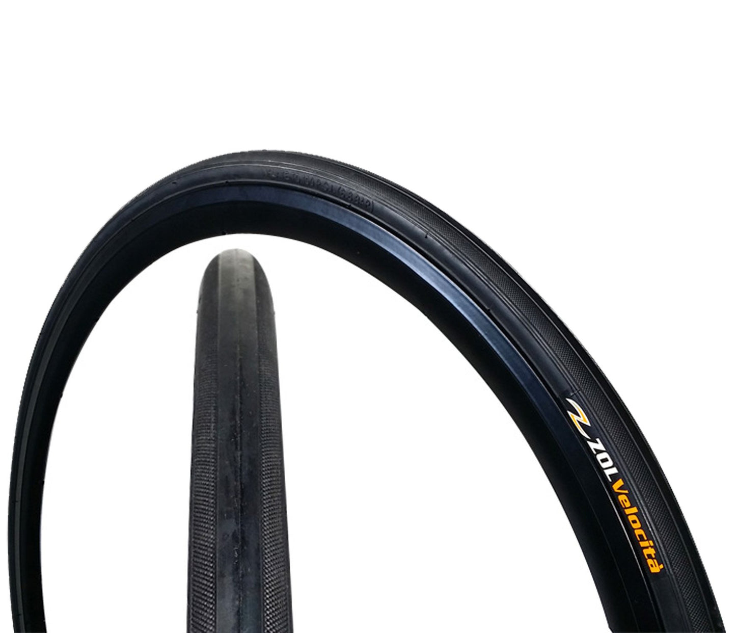 Zol Bundle 2 Pack Z1233 Road Bike Bicycle Tires and Tube 700x23C, Presta/French Valve