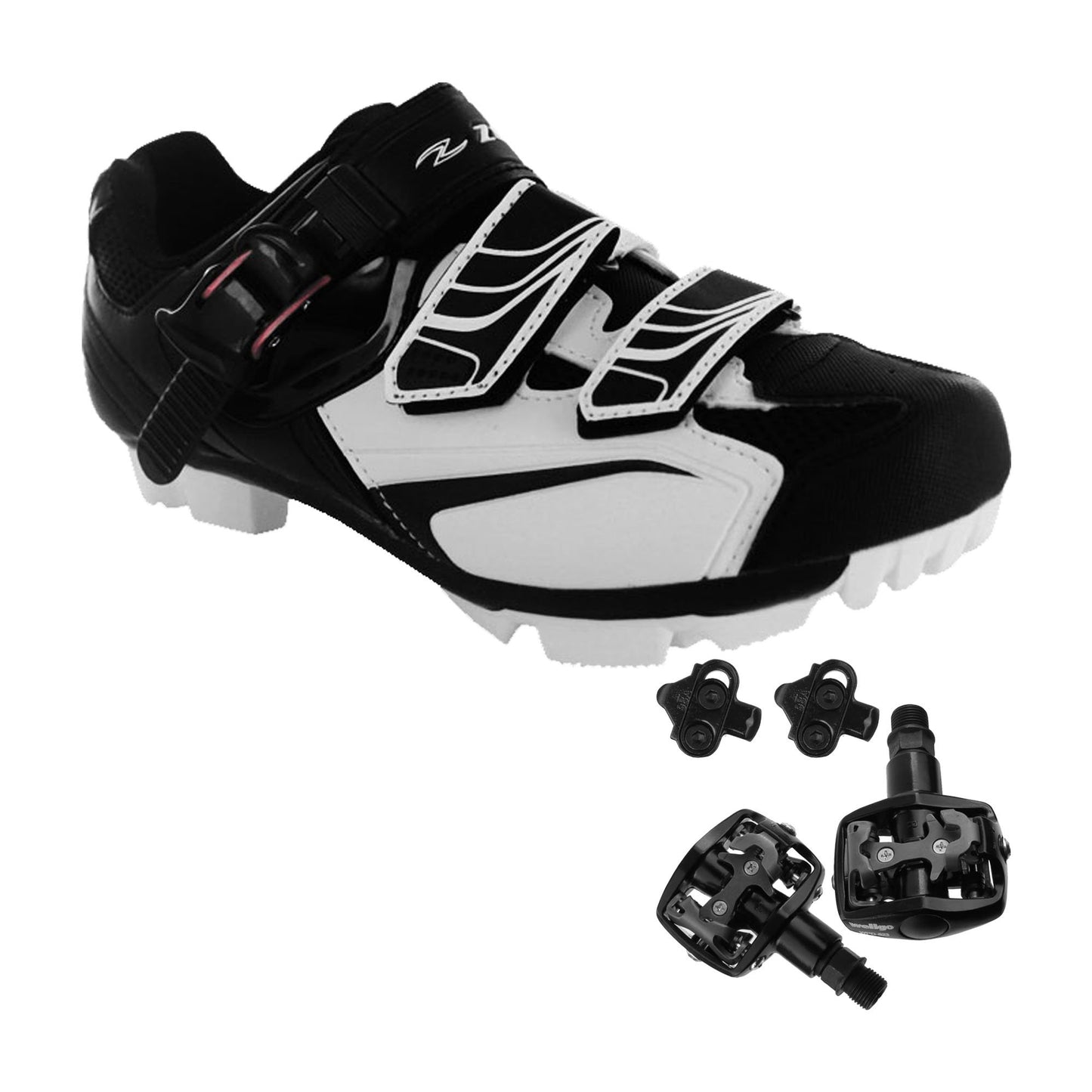 Zol Trail Plus MTB and Indoor Cycling Shoes Pedals & Cleats