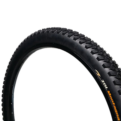 Zol Montagna Mtb  Mountain Wire Bike Bicycle Tire 26x2.25" Black