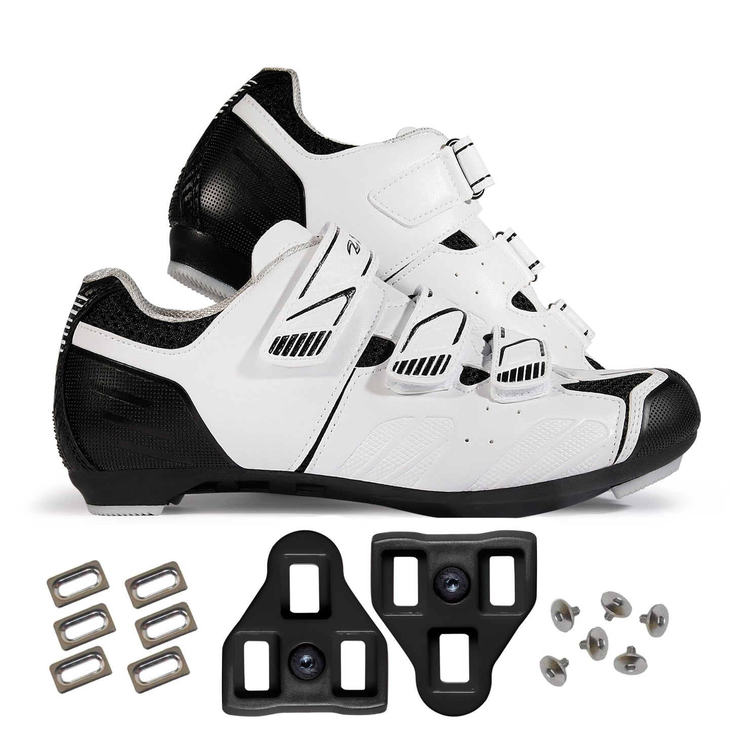 Zol Stage Road Cycling Shoe 0 Degree Look Delta Cleats Included Compatible with Peloton