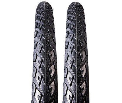 Zol Bundle 2 Pack Velocita Road Reflective Tire and Tube 700X38c Presta/French Valve