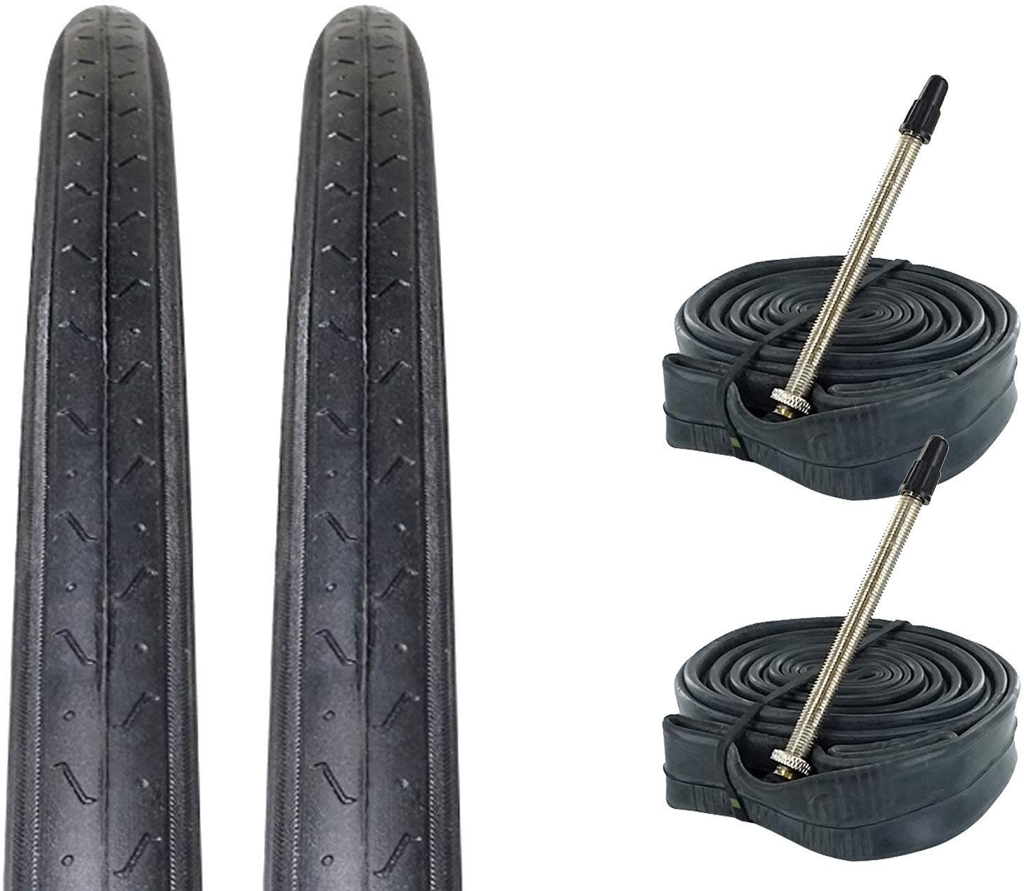 ZOL Bundle Pack Z1179 Road Tires and Tube 700x23C, Presta/French 80 MM Valve - Zol Cycling