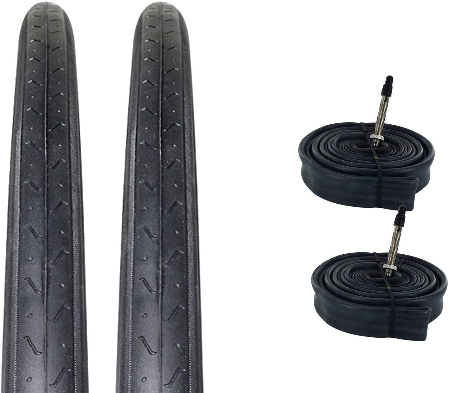 Zol Bundle Pack Z1179 Road Tires and Tube 700x23C, Presta/French - Zol Cycling