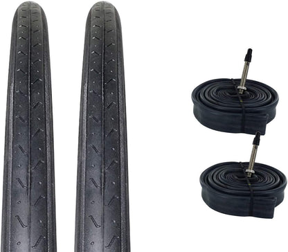 ZOL Bundle Pack Z1179 Road Tires and Tube 700x23C, Presta/French 60 MM Valve - Zol Cycling