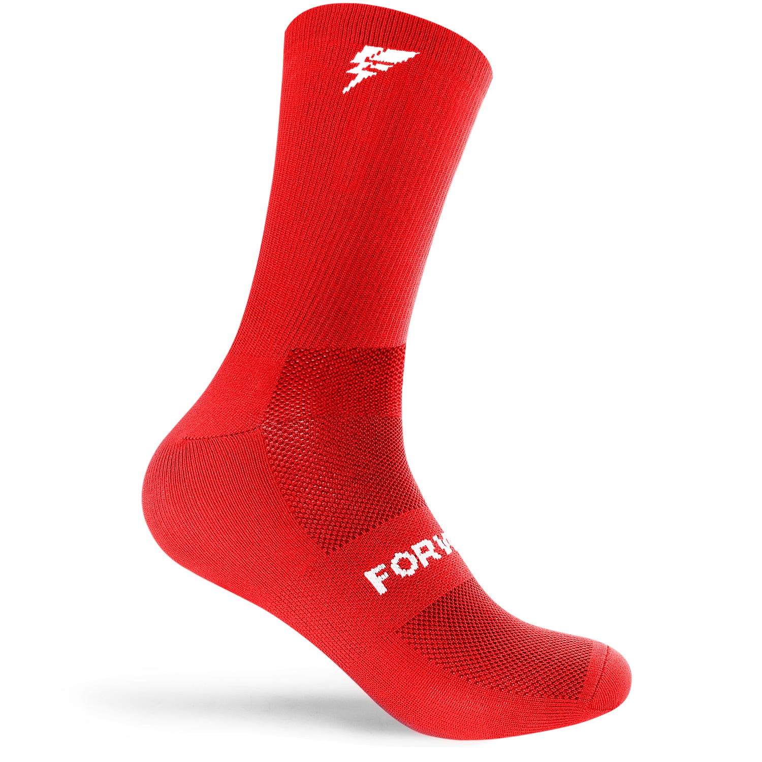 Forward Lightning Cycling Socks (Red) - Zol Cycling