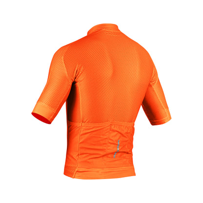 Zol Cycling Orange Breathable Race Fit Jersey (Men's) - Zol Cycling