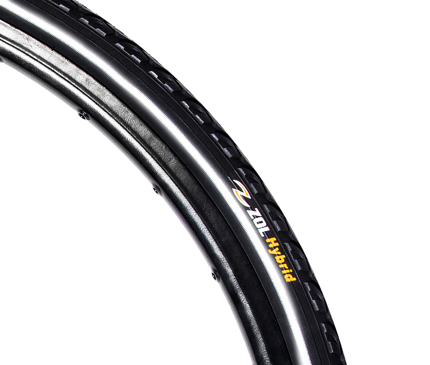 ZOL URBAN HYBRID REFLECTIVE CITY WIRE BIKE BICYCLE TIRE 700X38C 29ER BLACK - Zol Cycling