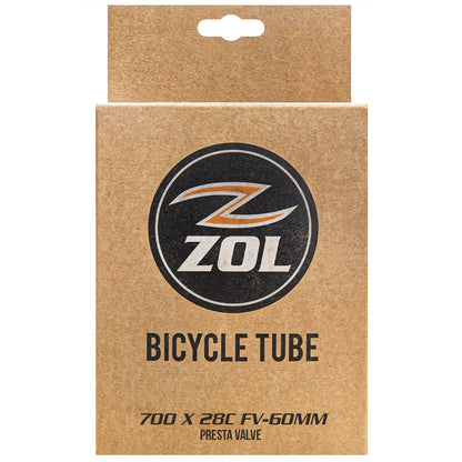 Zol Road Bicycle Bike Inner Tube 700x28c Presta/French 60mm Valve - Zol Cycling