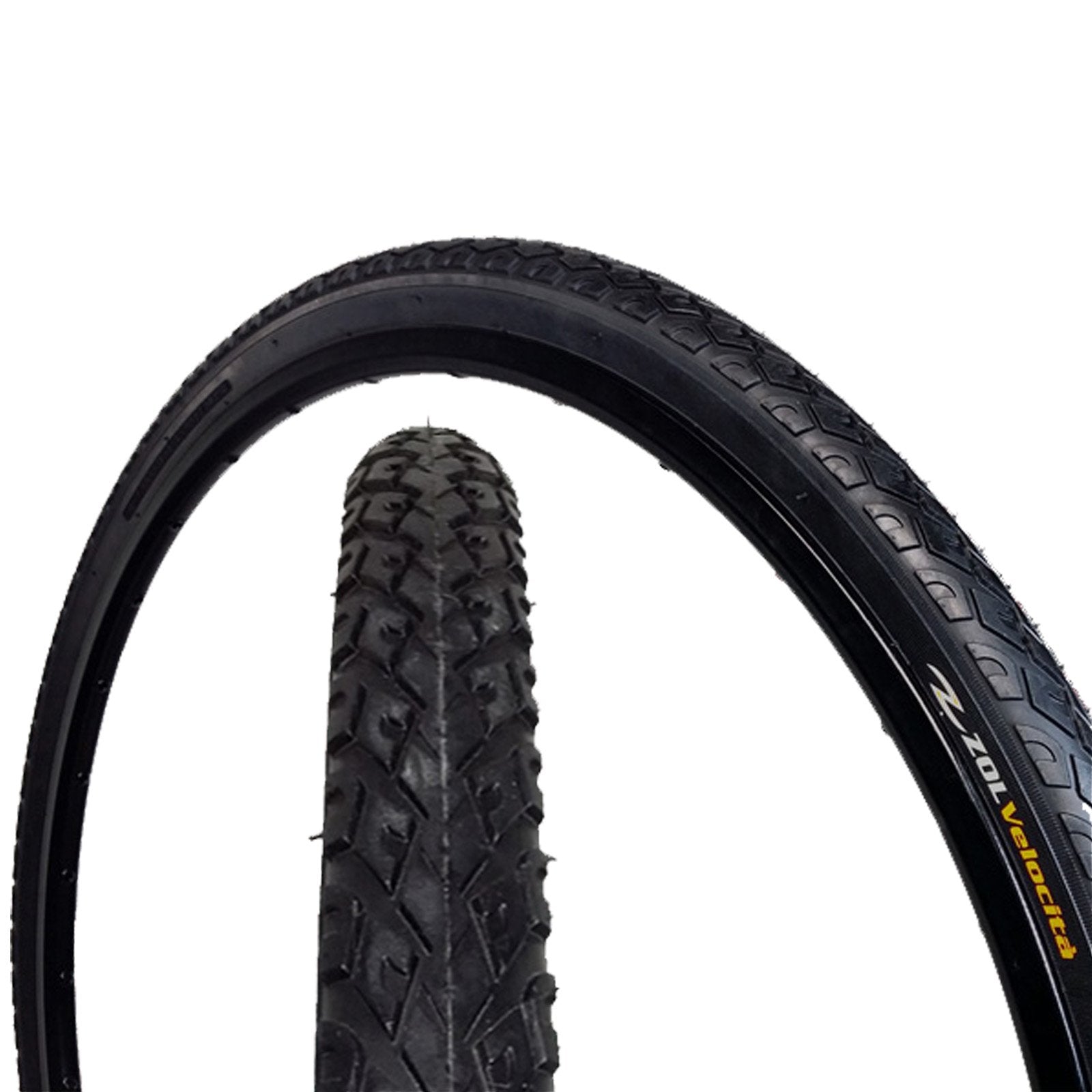 Zol Bundle 2 Pack Z2011 Urban Hybrid Tires and Tube 700x38C, French 48MM Valve - Zol Cycling