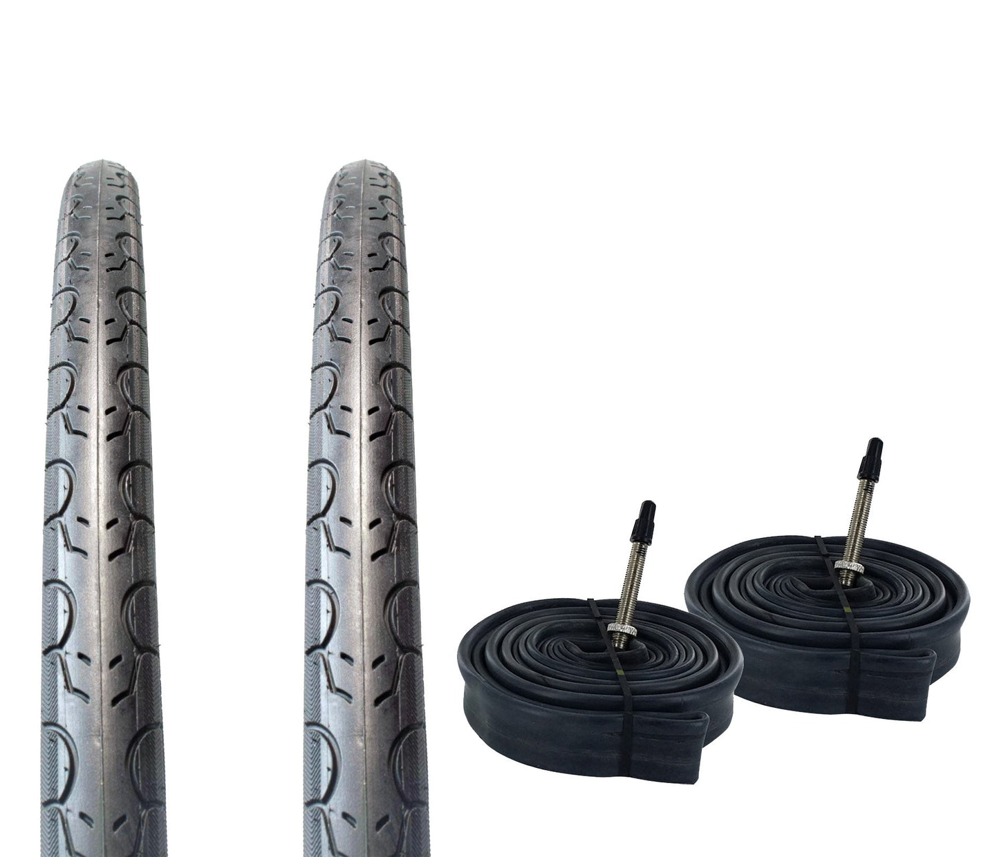 Zol Bundle 2 Pack Velocita Road Tires and Tube 700x28c Presta/French - Zol Cycling