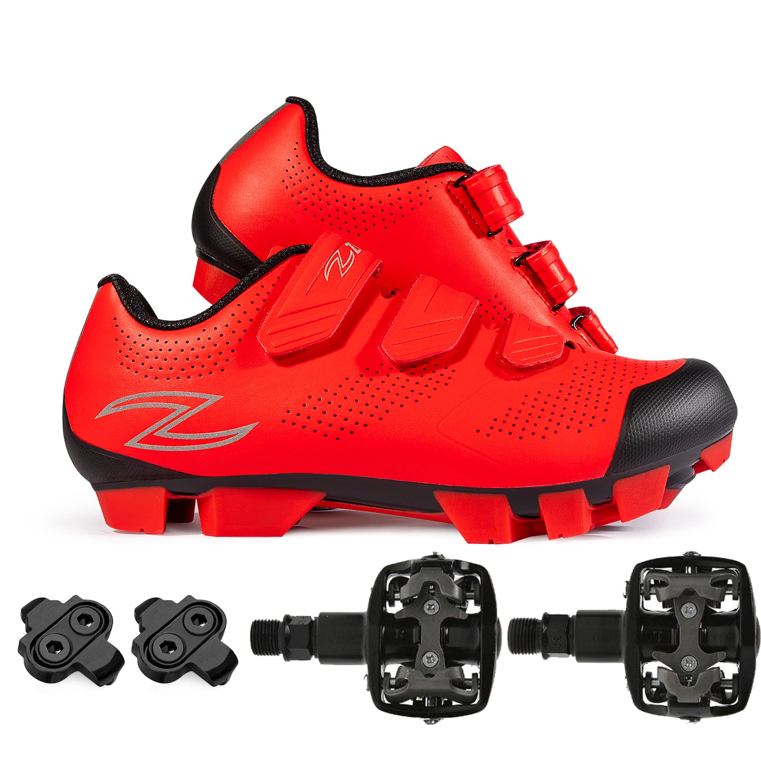 Zol Raptor Mtb and Indoor Cycling Shoes with Pedals and Cleats - Zol Cycling