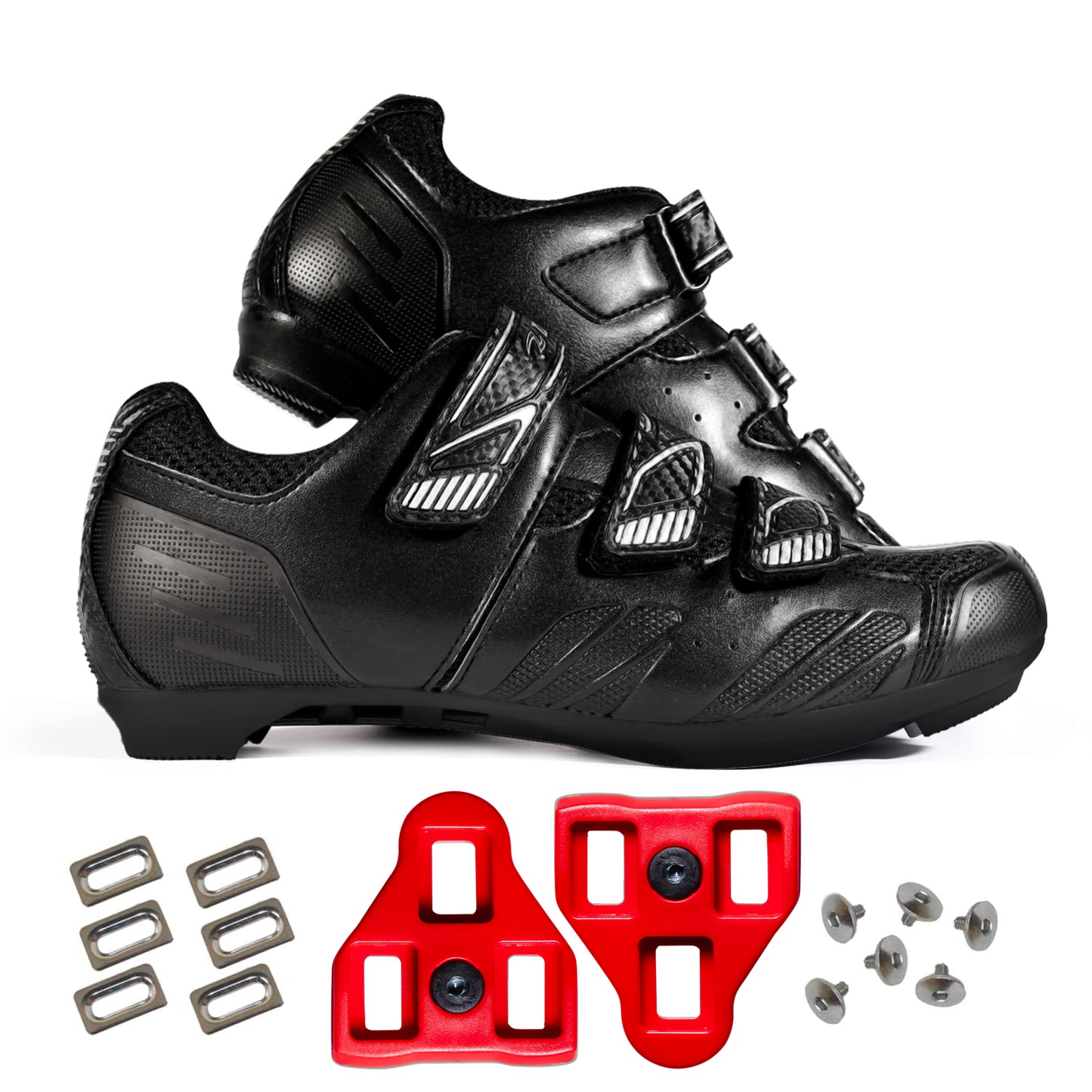 Zol Stage Road Cycling Shoes with Delta Look Cleats Compatible with Peloton - Zol Cycling