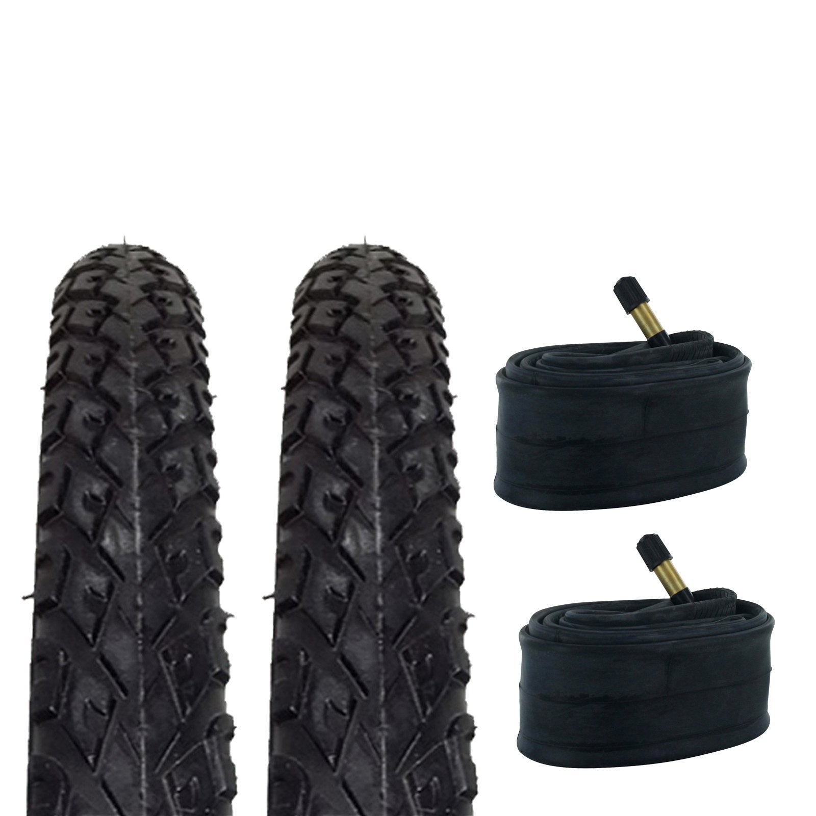 Zol Bundle 2 Pack Z2011 Urban Hybrid Tires and Tube 700x38C, Schrader/American 48 MM Valve - Zol Cycling