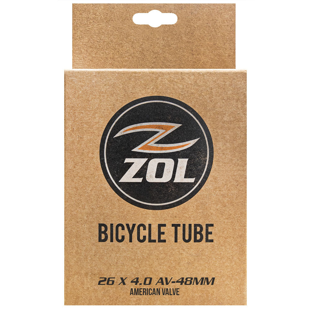 Zol Multipack Fat Tire Bike Bicycle Inner Tube 26"x4.0 Schrader Valve 48mm - Zol Cycling 1