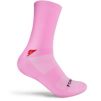 Forward Runner Cycling Socks (Pink) - Zol Cycling