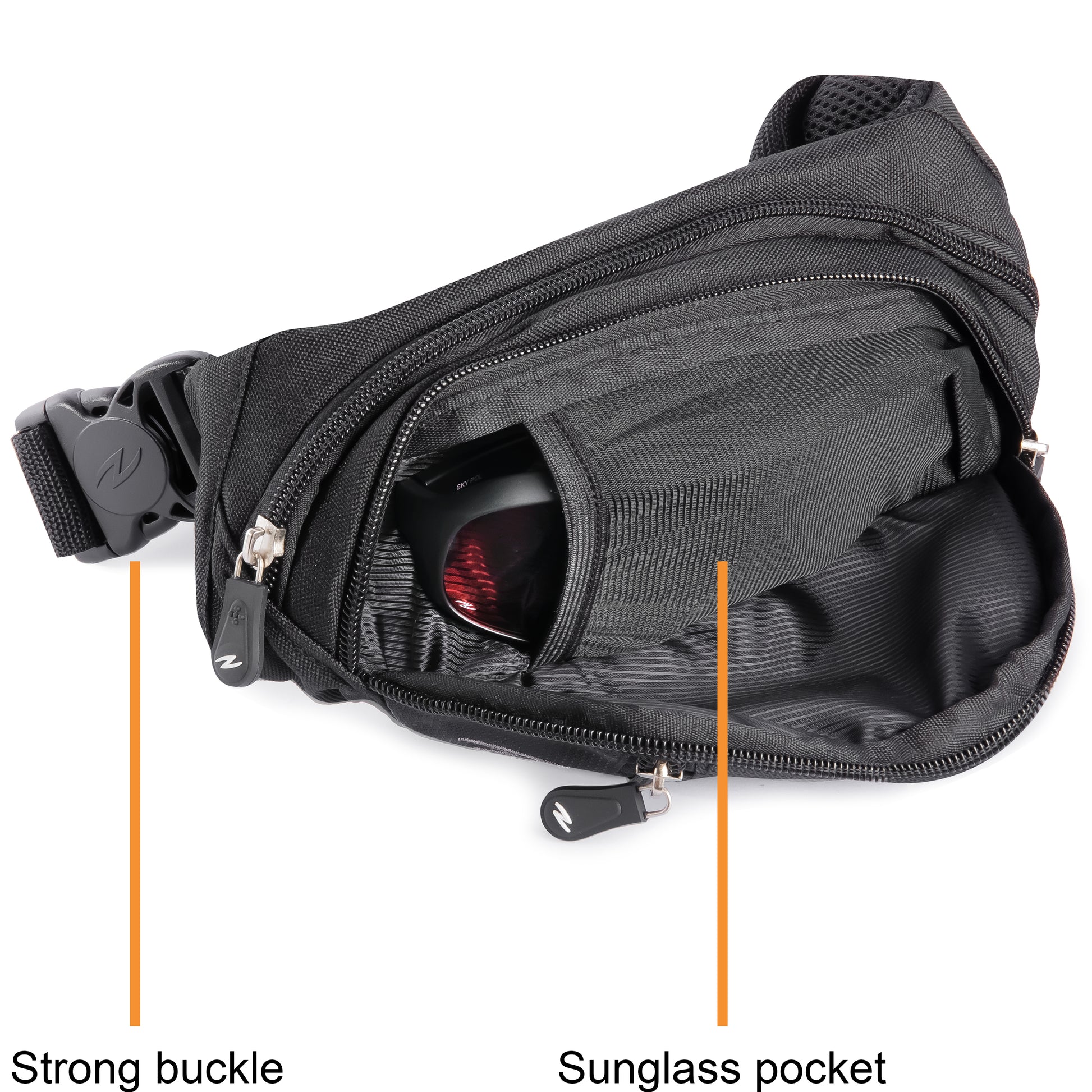 Zol Medium Waist Bag with Bottle Opener - Zol Cycling