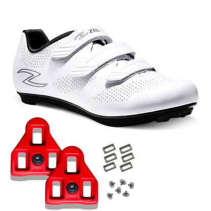 Zol Fondo Road cycling Shoes with Delta Look Cleats Compatible with Peloton - Zol Cycling