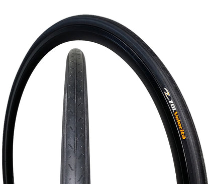 Zol Bundle Pack Z1179 Road Bike Bicycle Tires and Tube 700x23C, Presta/French 60 mm Valve - Zol Cycling