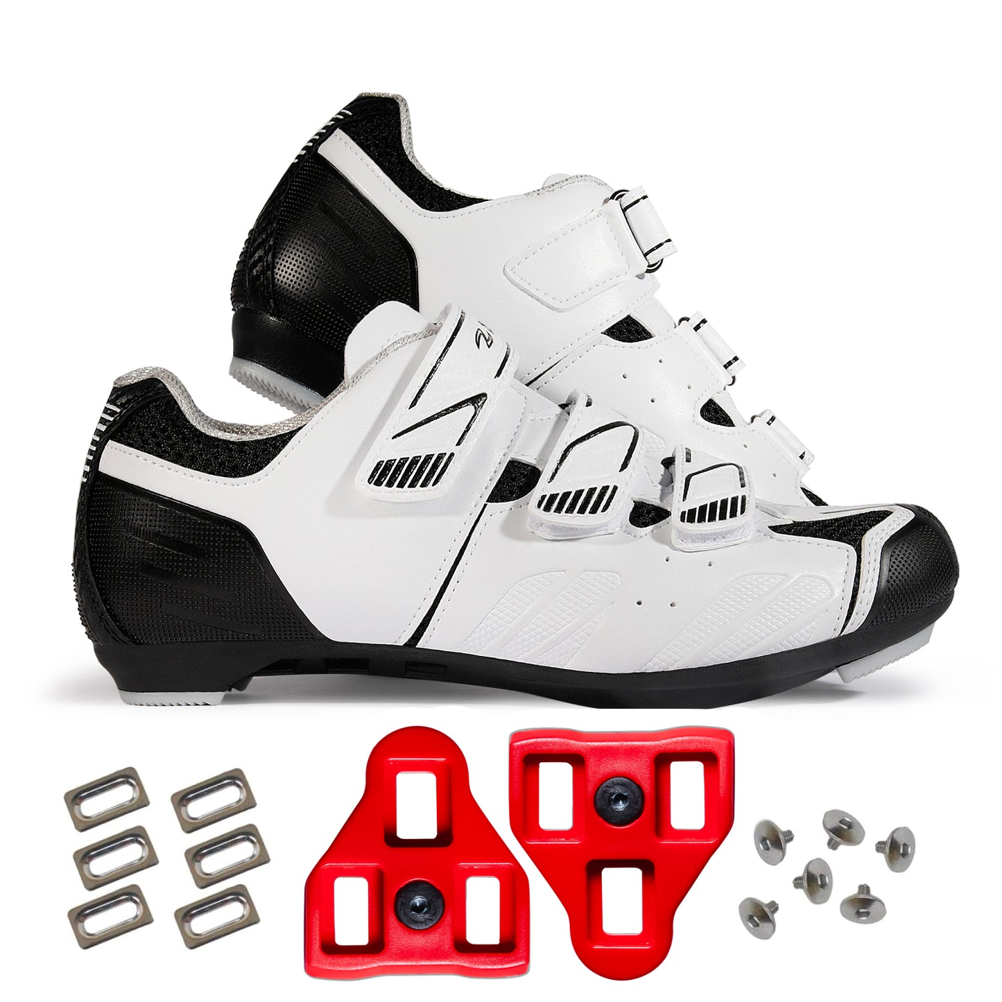 Zol Stage Road Cycling Shoes 6-Degree Delta Look Cleats Included Compatible with Peloton