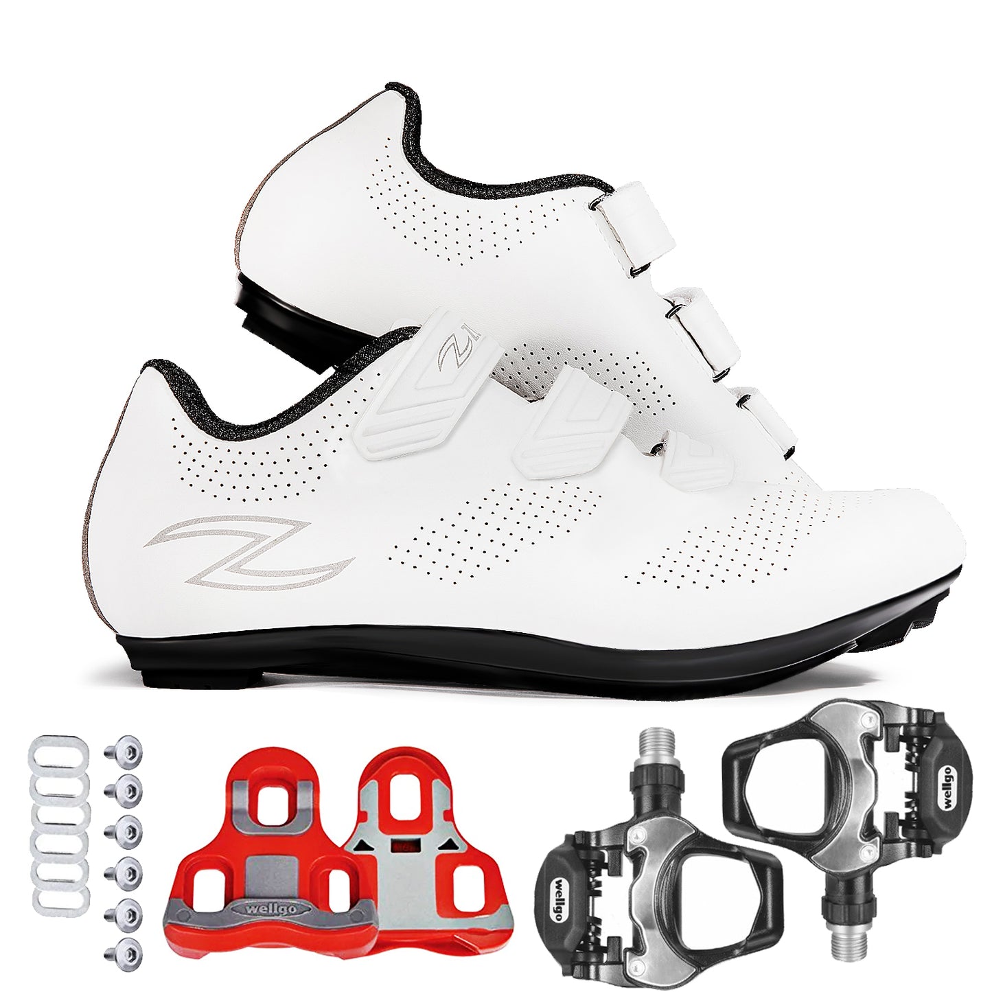 Zol Fondo Road Cycling Shoes with Pedals and Cleats - Zol Cycling